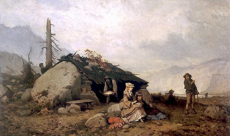Aleksander Kotsis Trip to Tatra Mountains oil painting picture